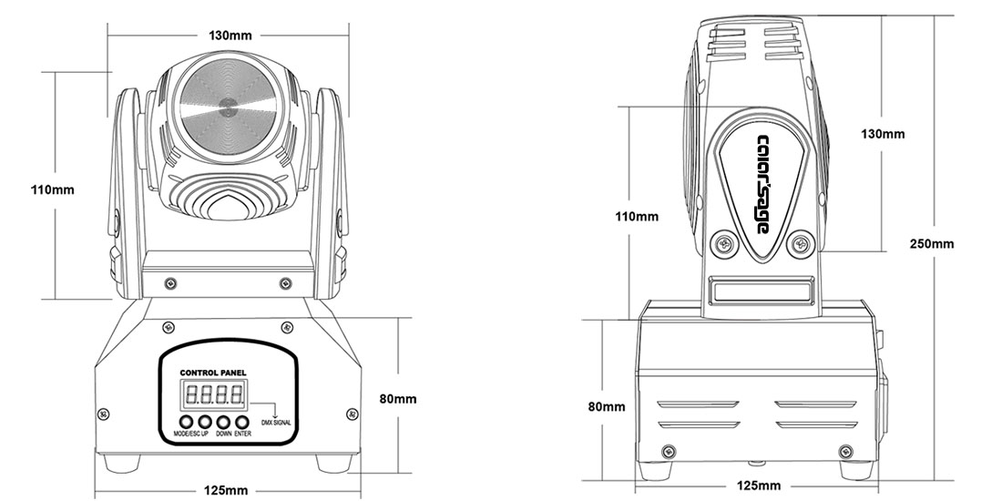 CS-MA30 Size